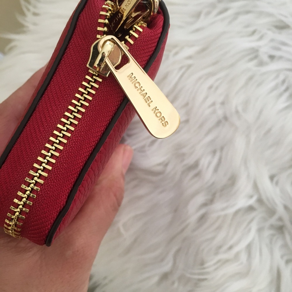 Firm ✨Michael Kors jet set Large flat phone wallet - Picture 8 of 8